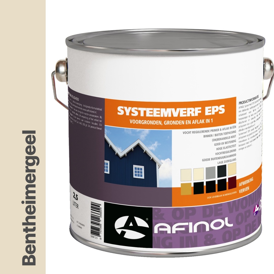 Afinol Systeemverf-Schakelverf Bentheimergeel (G0.08.84) 2,5 liter