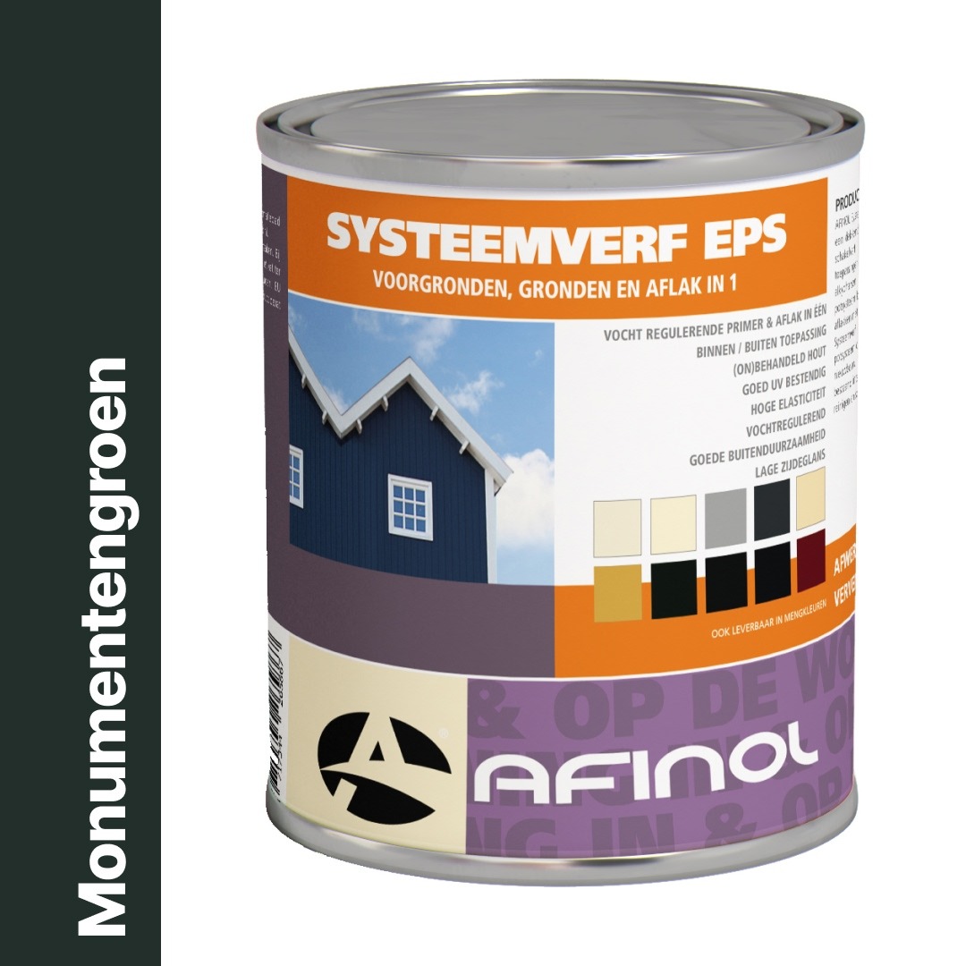 Afinol Systeemverf-Schakelverf Monumentengroen (N0.15.10) 750 ml