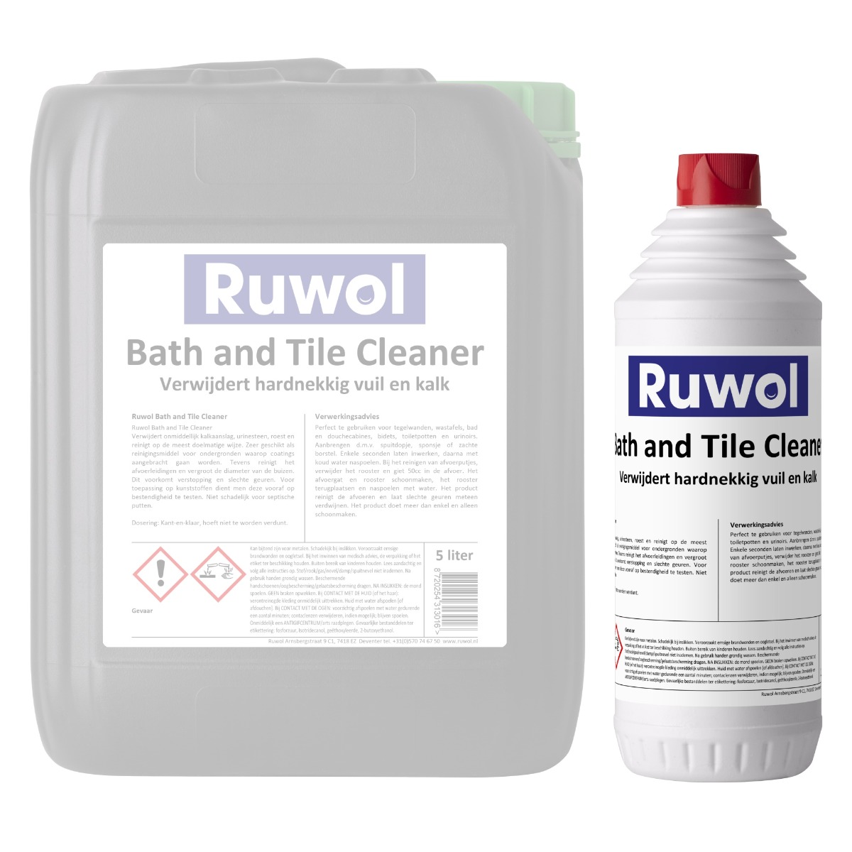 Ruwol Bath and Tile Cleaner 1 liter afbeelding