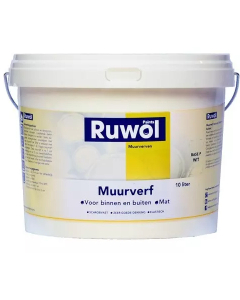 Ruwol Muurverf Mat Binnen en Buiten, kleur: Sigma 4301 B, 10 Liter (outlet)