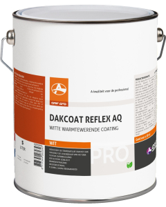 Oaf pro Dakcoat Reflex AQ Witte Warmtewerende Coating 