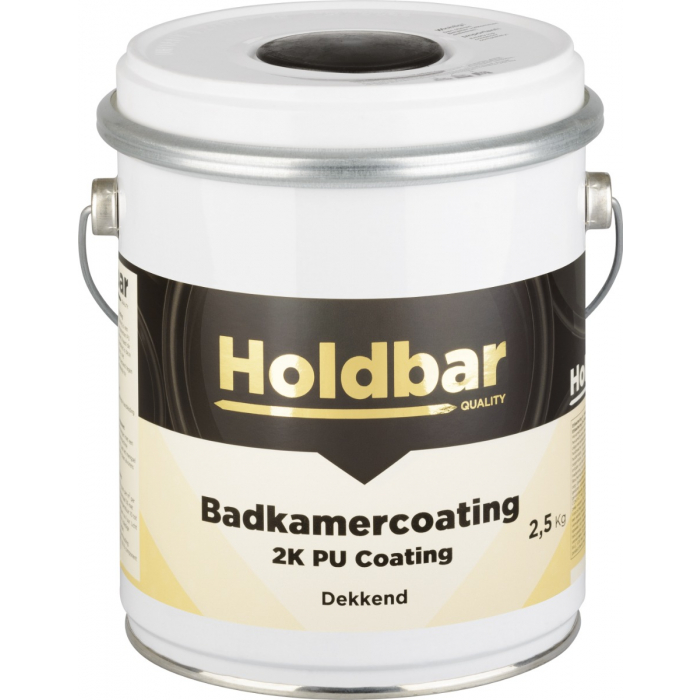Oplossen Senaat Doe mee Holdbar Badkamercoating Gebroken Wit (RAL 9010) 2,5 kg | VerfBestelSite.nl