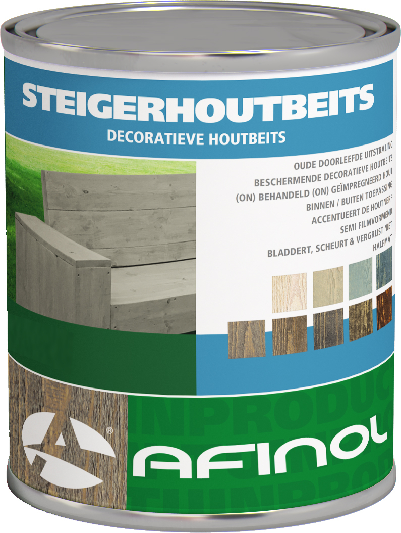 invoer Eenvoud heuvel Afinol Steigerhoutbeits Antraciet Wash 750 ml | VerfBestelSite.nl