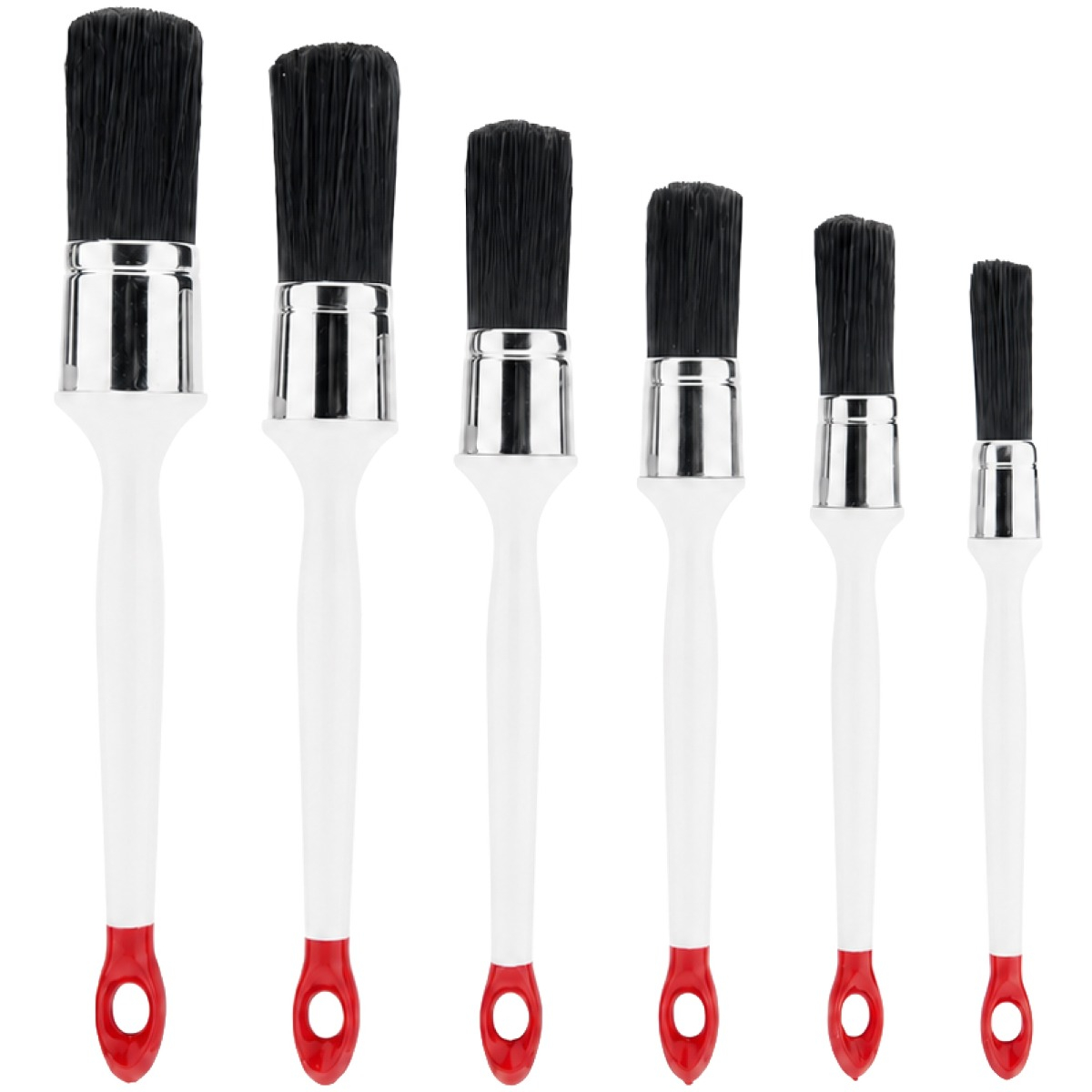 26-delige Verfkwastenset – Plat, 20/35/45/70 Mm, Met Houten Handvat, Voor Verf, Beits, Vernis, Muur, Hekwerk En DIY