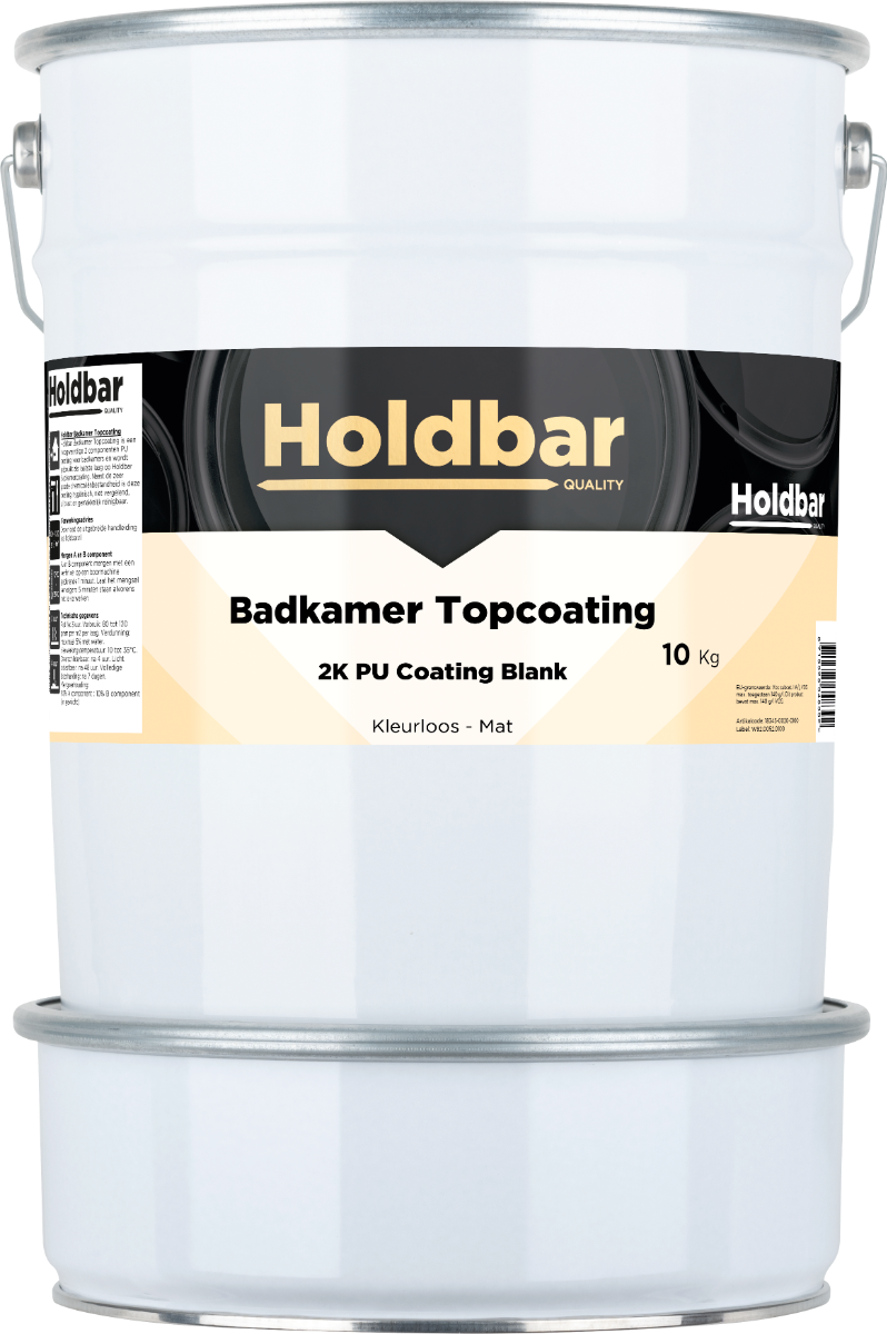 Holdbar Badkamer Topcoating Mat 10 kg