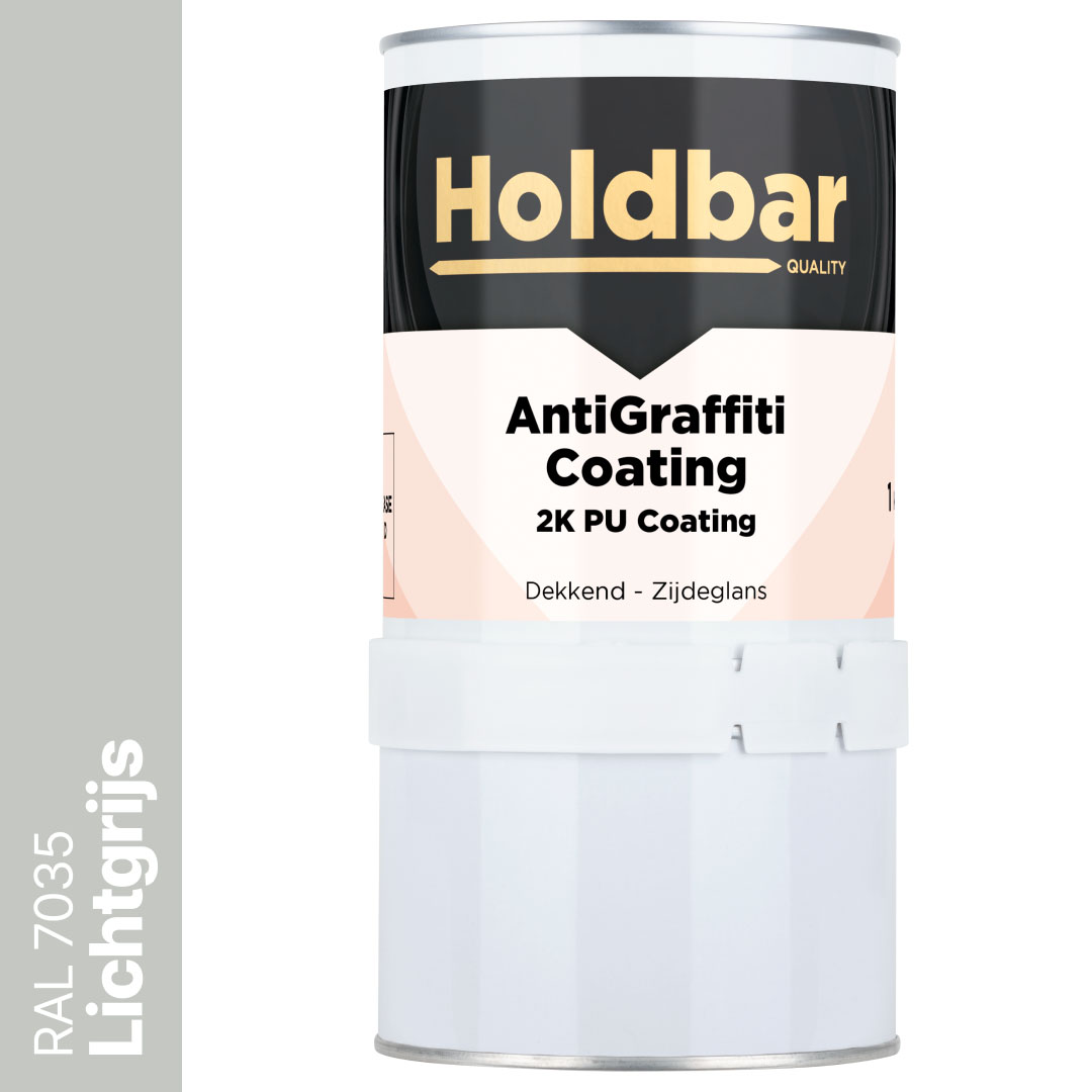 Holdbar Anti Graffiti Coating Lichtgrijs (RAL 7035) 1 Kg