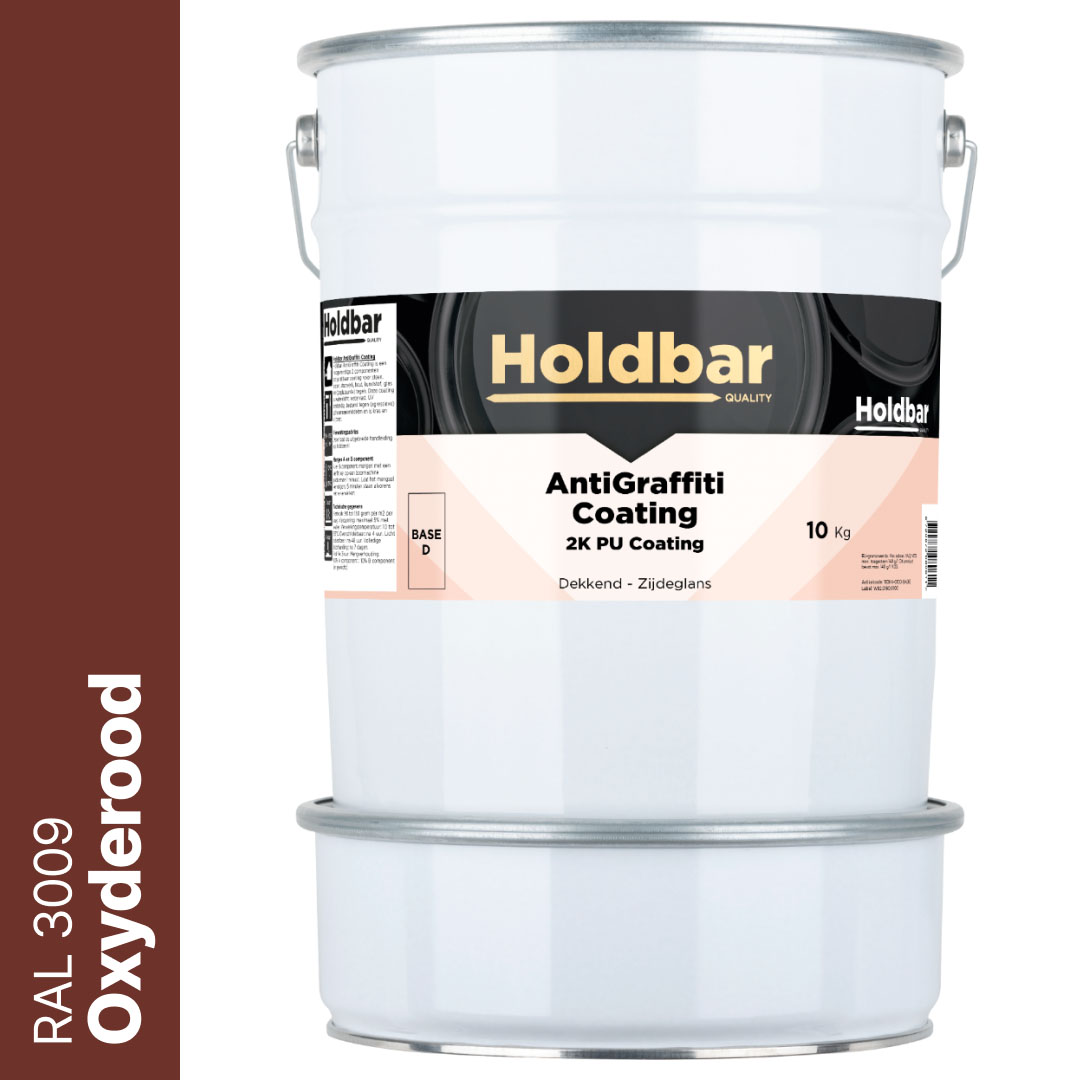 Holdbar Anti Graffiti Coating Oxyderood (RAL 3009) 10 Kg