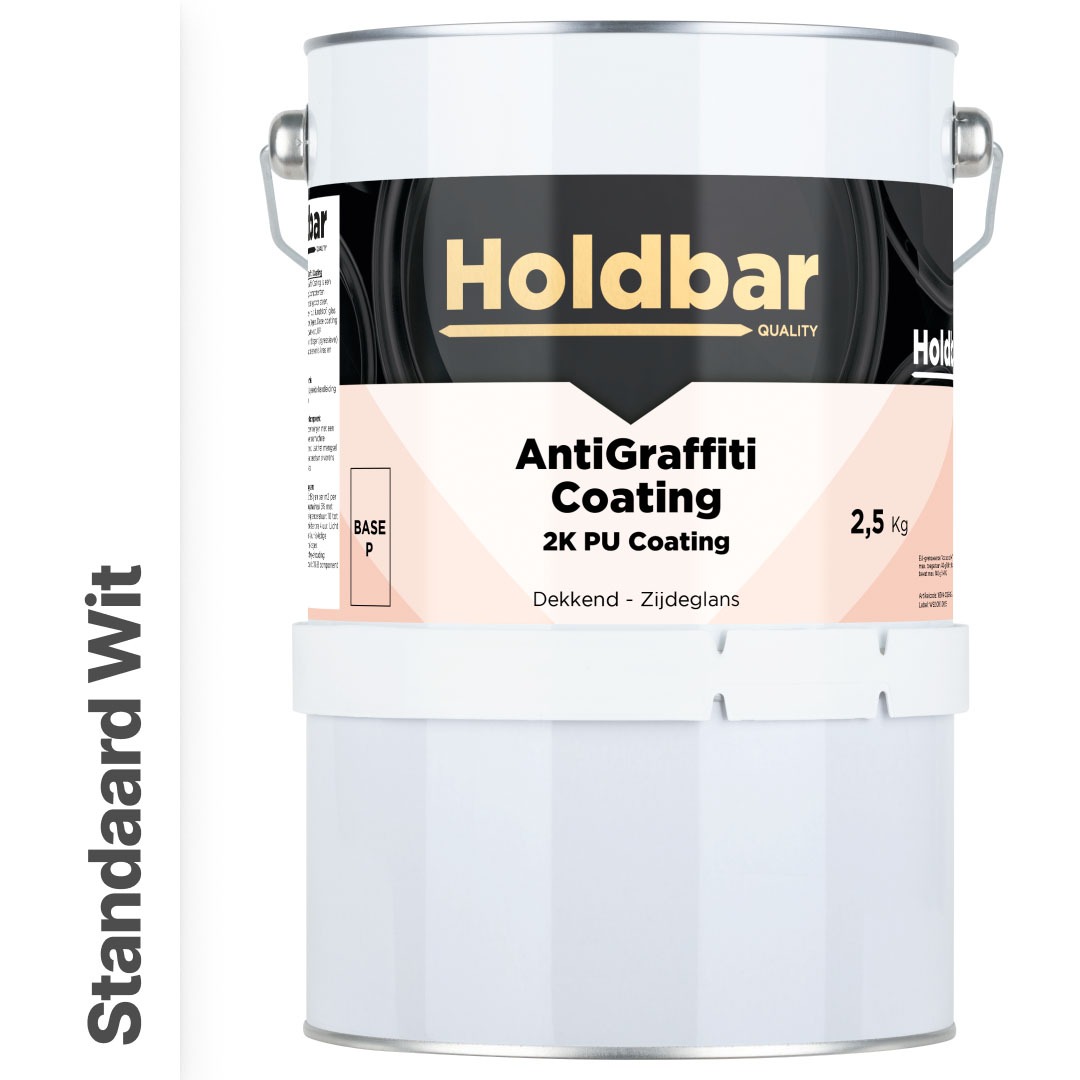 Holdbar Anti Graffiti Coating Wit (Witste kleur) 2,5 Kg