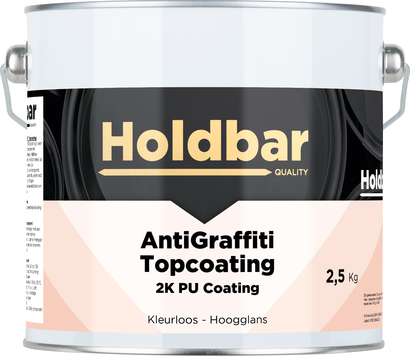 Holdbar Anti Graffiti Topcoating Hoogglans 2,5 Kg