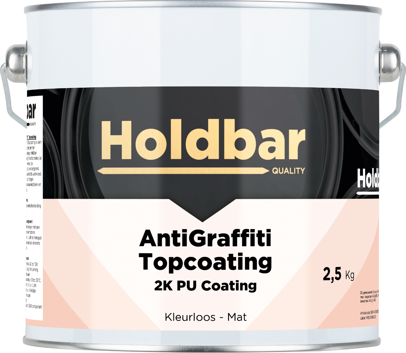 Holdbar Anti Graffiti Topcoating Mat 2,5 Kg