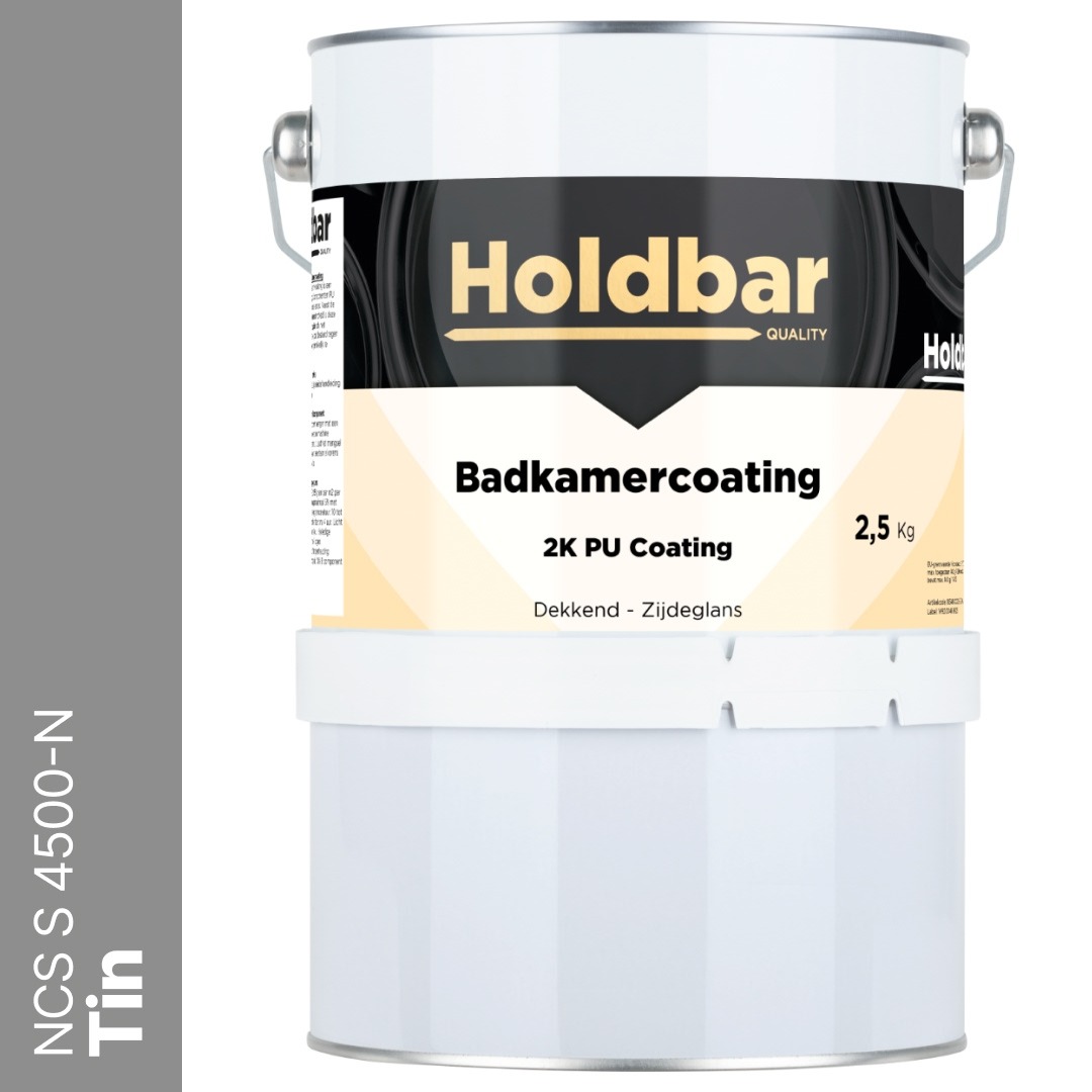 Holdbar Badkamercoating Tin (NCS S 4500-N) 2,5 kg