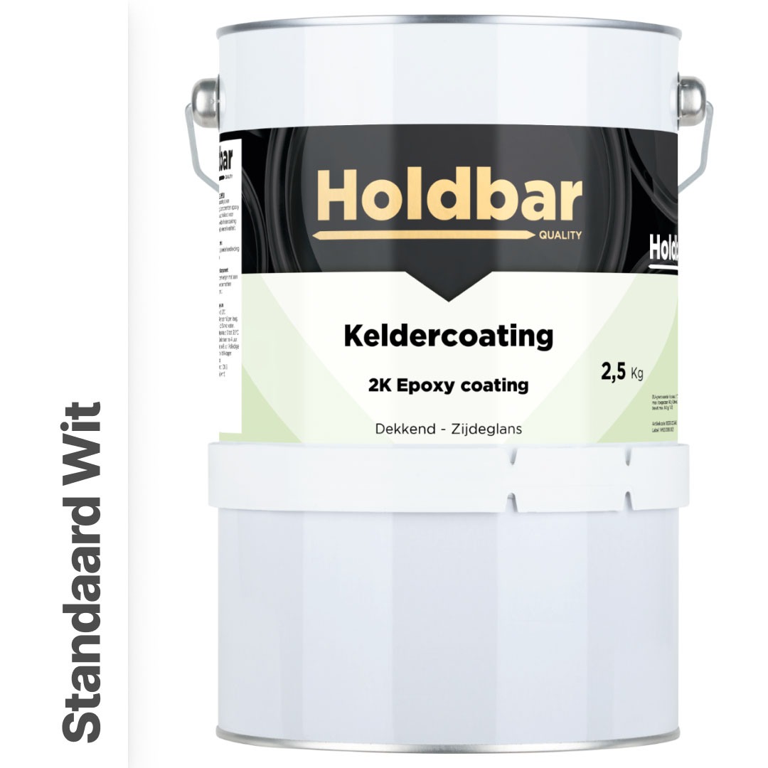 Holdbar Keldercoating Standaard Wit 2,5 kg afbeelding