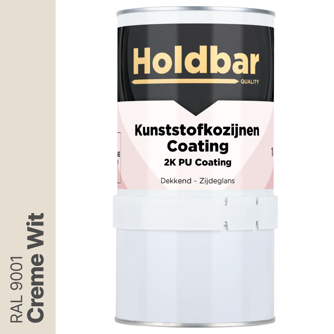 Holdbar Kunststofkozijnen Coating Creme Wit (RAL 9001) 1 Kg
