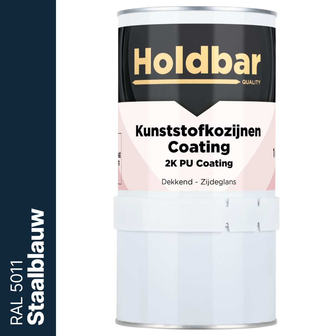 Holdbar Kunststofkozijnen Coating Staalblauw (RAL 5011) 1 Kg