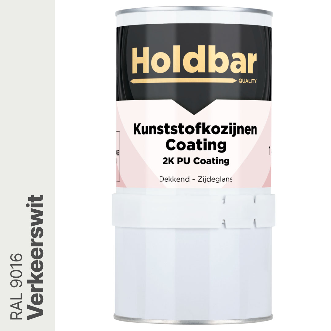 Holdbar Kunststofkozijnen Coating Verkeerswit (RAL 9016) 1 Kg
