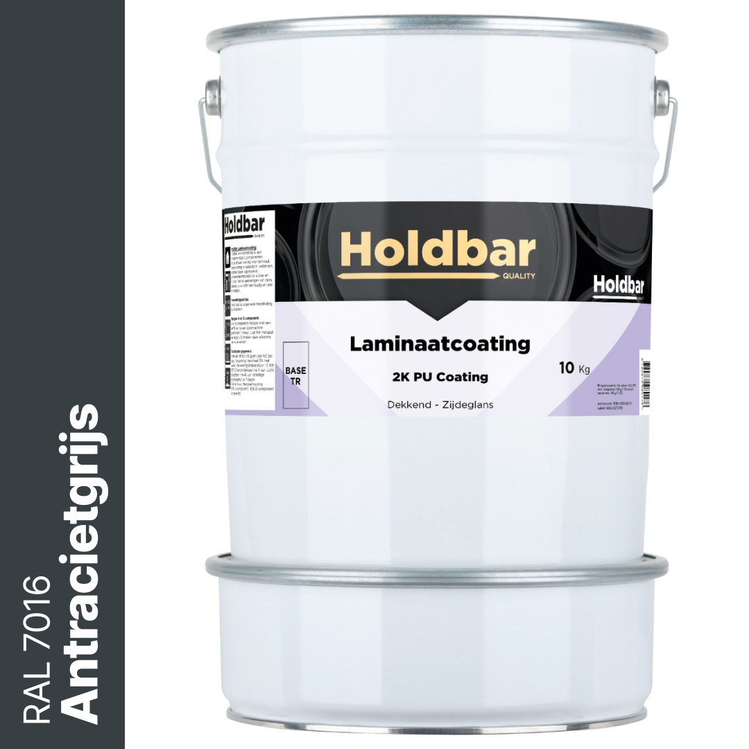 Holdbar Laminaatcoating Antracietgrijs (RAL 7016) 10 Kg