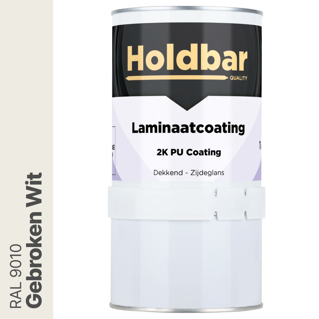 Holdbar Laminaatcoating Gebroken Wit (RAL 9010) 1 Kg