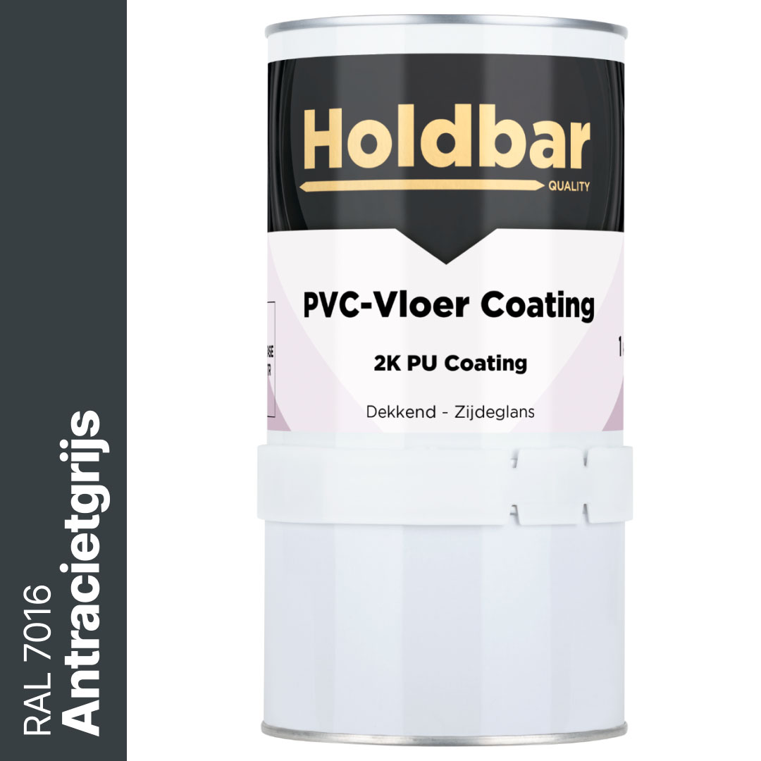 Holdbar PVC-Vloer Coating Antracietgrijs (RAL 7016) 1 Kg