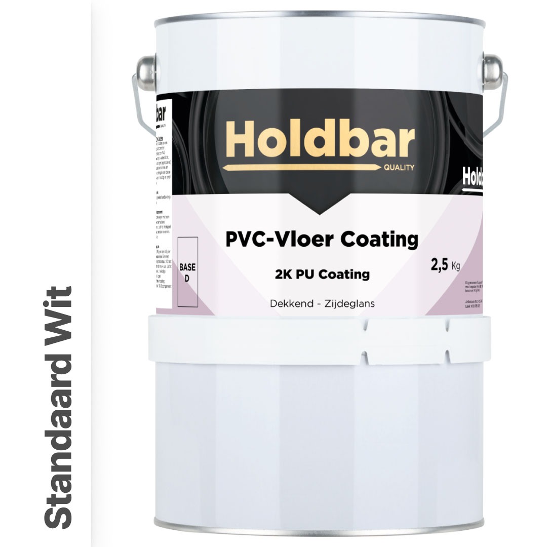 Holdbar PVC-Vloer Coating Wit (Witste kleur) 2,5 Kg