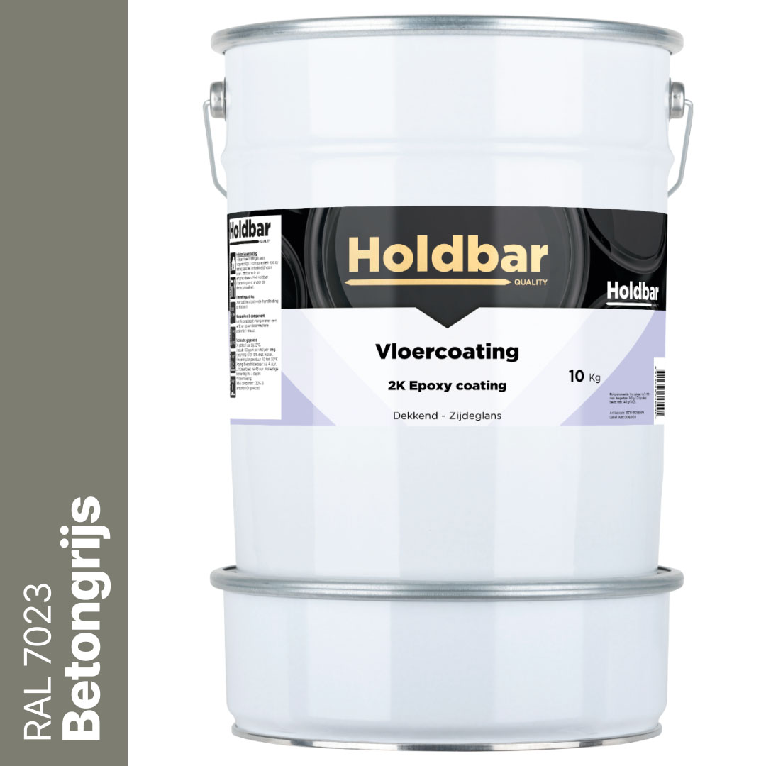 Holdbar Vloercoating Betongrijs (RAL 7023) 10 kg afbeelding 1