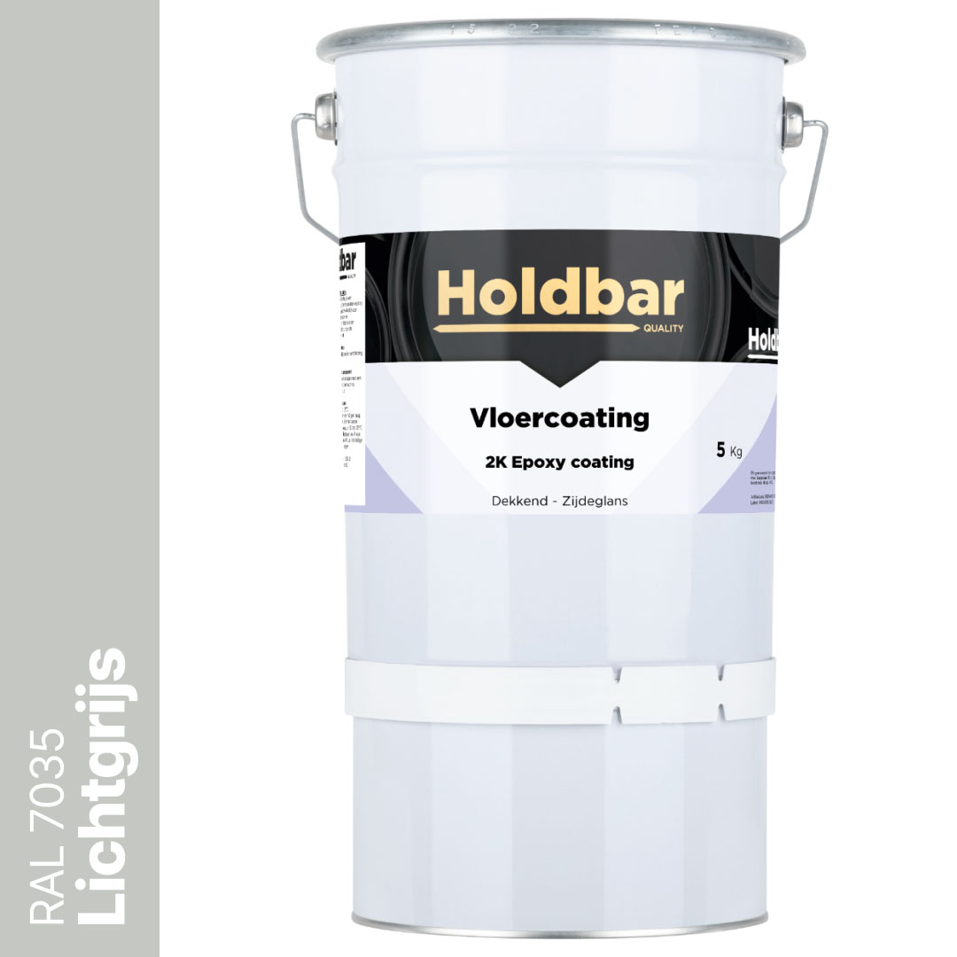 Holdbar Vloercoating Lichtgrijs (RAL 7035) 5 kg