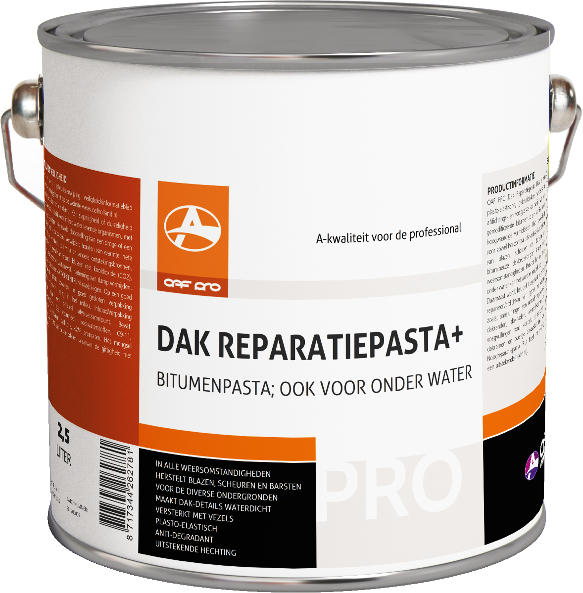 OAF PRO Dak Reparatiepasta plus 2,5 liter