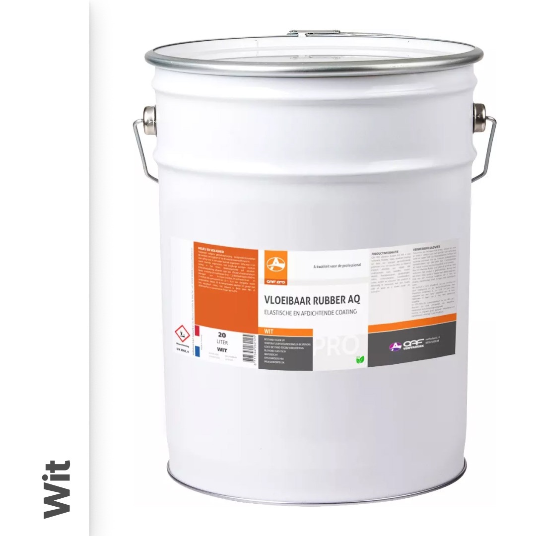 OAF PRO Vloeibaar Rubber AQ Wit 20 liter